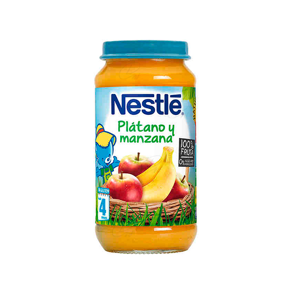 NESTLE PLATANO Y MANZANA